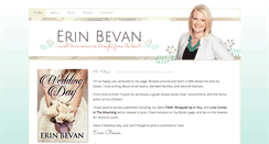 Desktop Screenshot of erinbevan.com