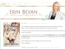 Tablet Screenshot of erinbevan.com